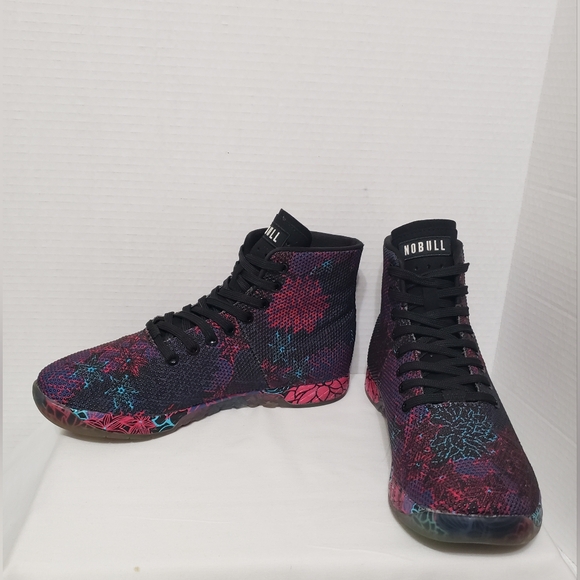 NoBull Succulent Floral High Top Trainer Sneaker Shoe (Unisex)W9 M7.5 - Picture 7 of 15